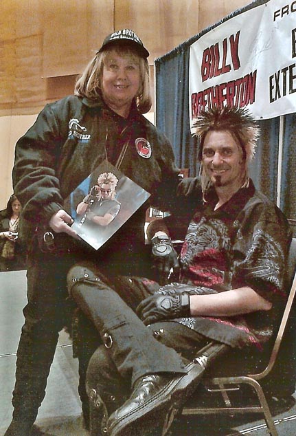 Cody Hildebrand with Billy the Exterminator